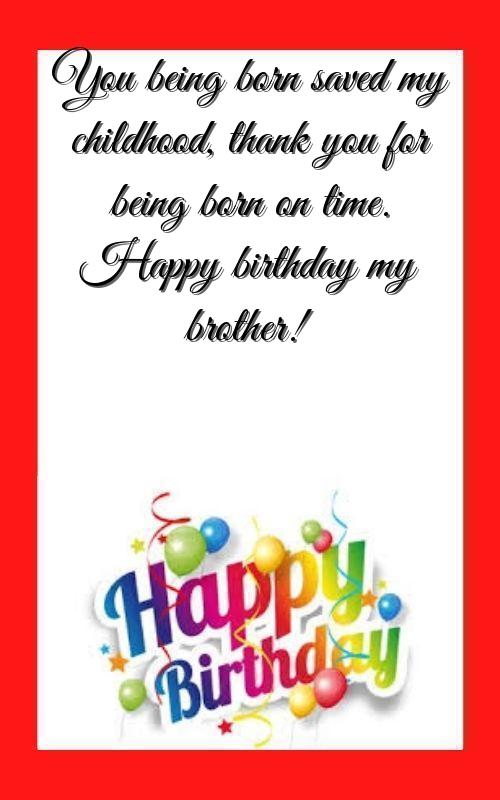 birthday wishes for brother quotes in english